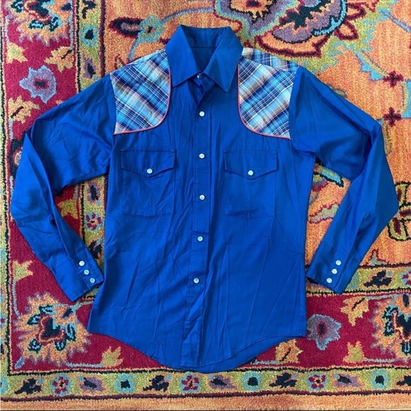 Vintage Western Button Down Shirt - Picture 3 of 7